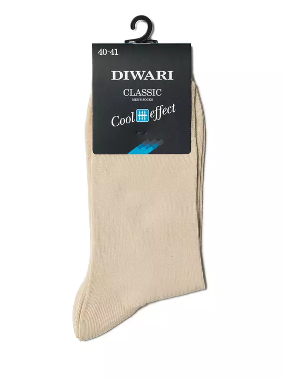 Носки мужские diwari classic cool effect 000 бежевый, 7С-23СП, 44-45 (29), DIWARI,  - 2