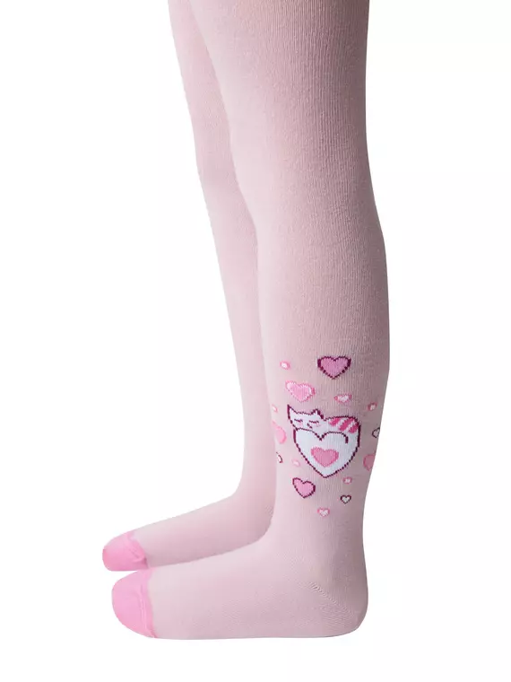 Колготки детские tip-top 679 пепельно-розовый, 4С-04СП, 116-122 (18), CONTE-KIDS,  - 2