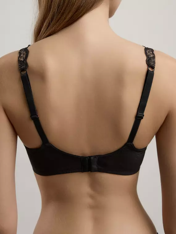 Бюстгальтер с мягкой чашкой fleur de lis tb6185 черный, 23С-0008КСП, 70D, CONTE ELEGANT,  - 2