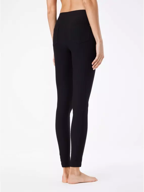 Экстрамягкие джеггинсы с высокой посадкой и термоэффектом windy nero, 18С-558ТСП, 164-90/XS, CONTE ELEGANT,  - 2