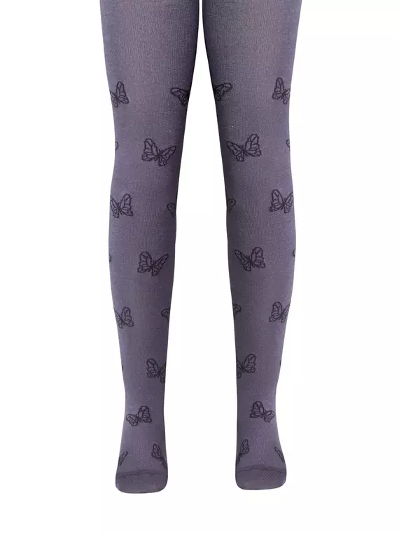 Колготки детские tip-top 678 серо-фиолетовый, 4С-04СП, 128-134 (20), CONTE-KIDS,  - 3