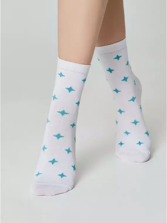 Носки женские esli basic 591 белый, 21С-78СПЕ, 36-39 (23-25), ESLI,  - 3