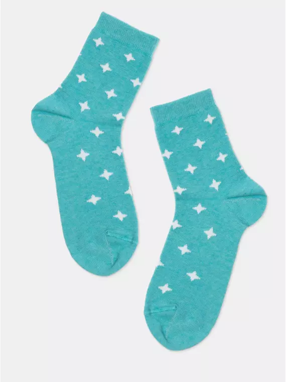 Носки женские esli basic 591 бирюза, 21С-78СПЕ, 36-39 (23-25), ESLI,  - 5