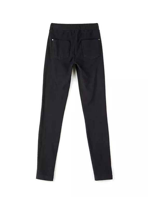 Экстрамягкие джеггинсы с высокой посадкой и термоэффектом windy nero, 18С-558ТСП, 164-90/XS, CONTE ELEGANT,  - 4