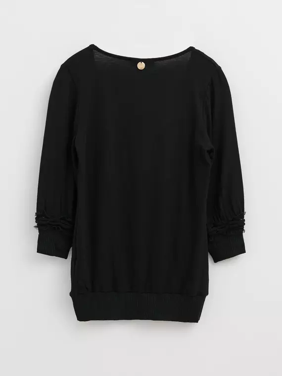 Джемпер женский esli ld 369 черный, 12С-482ДСП, 170,176-100, ESLI,  - 3