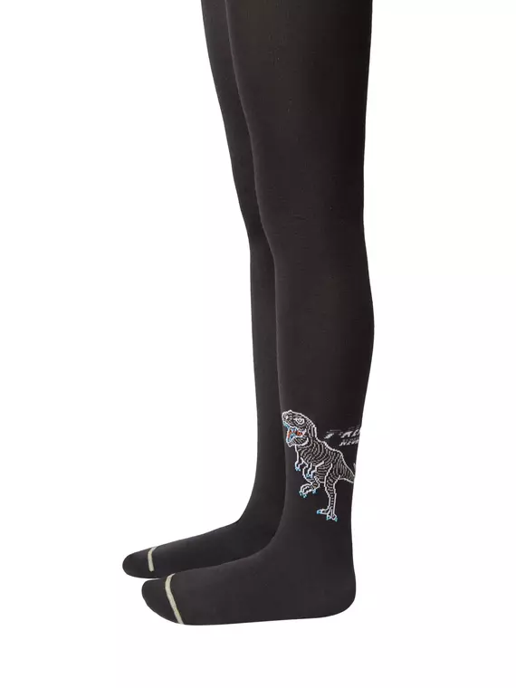 Колготки детские tip-top 690 графит, 4С-04СП, 116-122 (18), CONTE-KIDS,  - 2