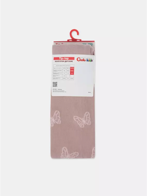 Колготки детские tip-top 678 пепельно-розовый, 4С-04СП, 128-134 (20), CONTE-KIDS,  - 5