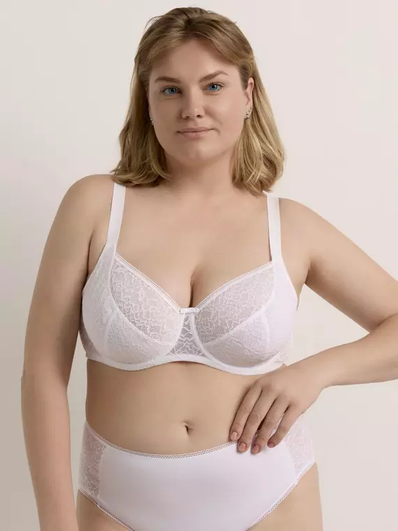 Бюстгальтер с мягкой чашкой на каркасах lyrique rb6272 белый, 22С-0035КСП, 95H, CONTE ELEGANT,  - 1