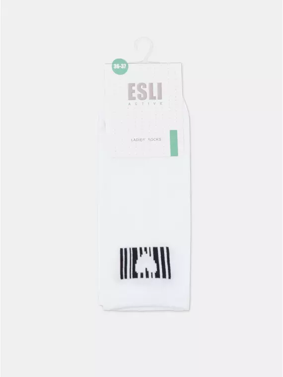 Короткие женские носки active esli 584 белый, 22С-42СПЕ, 38-39 (25), ESLI,  - 8