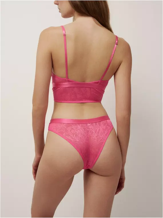 Бюстье женское floral tattoo lbe 2870 barbie pink, 23С-2907ТСП, 170-88/S, CONTE ELEGANT,  - 3