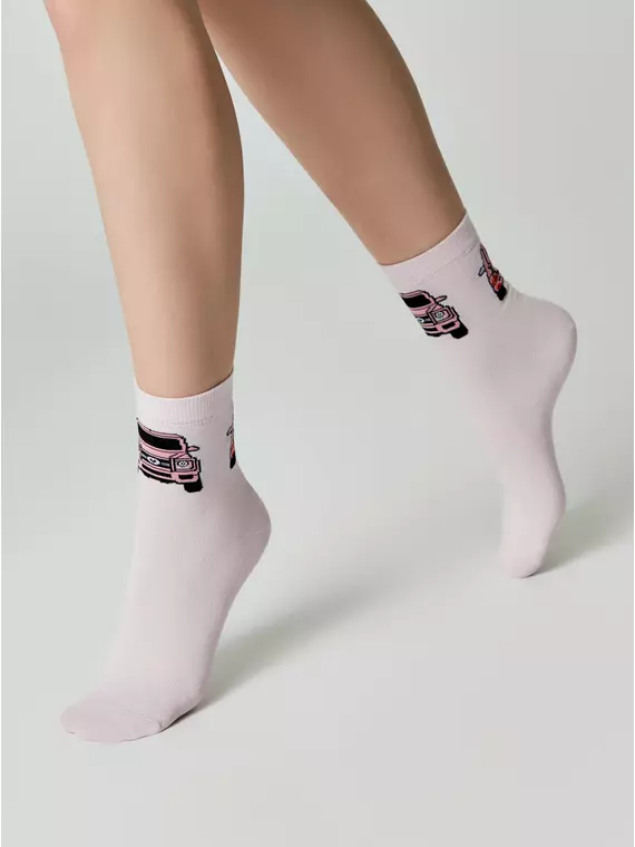 Носки женские happy 604 светло-розовый, 17С-21СП, 36-39 (23-25), CONTE ELEGANT,  - 3
