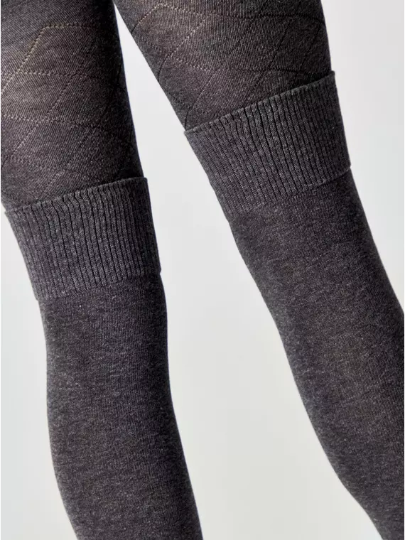 Колготки подростковые conte-kids tip-top 682 темно-серый, 23С-153СП, 140-146 (22), CONTE-KIDS,  - 6