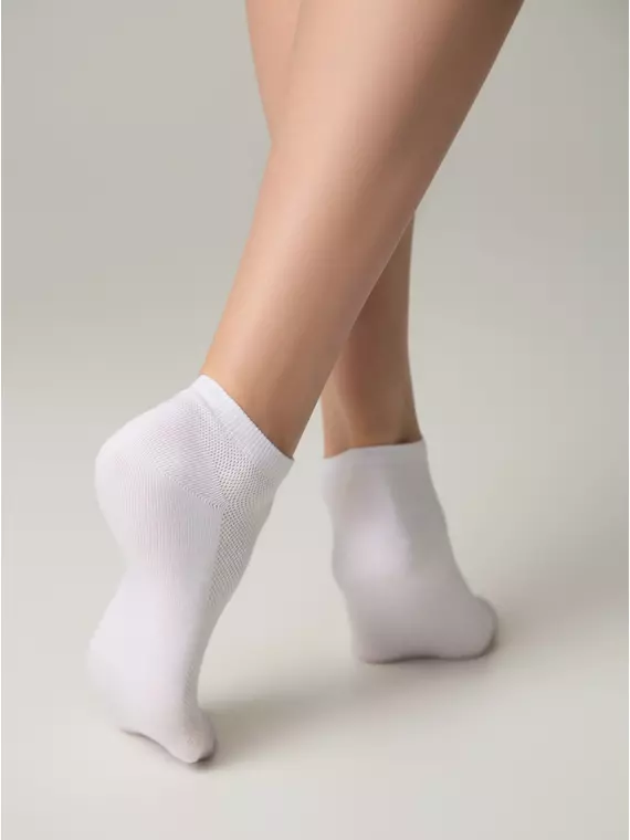Короткие спортивные носки active 484 белый, 19С-183СП, 36-38 (23-25), CONTE ELEGANT,  - 4