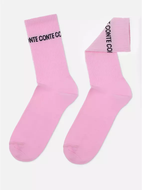 Длинные женские носки active 619 светло-розовый, 20С-20СП, 36-38 (23-25), CONTE ELEGANT,  - 5