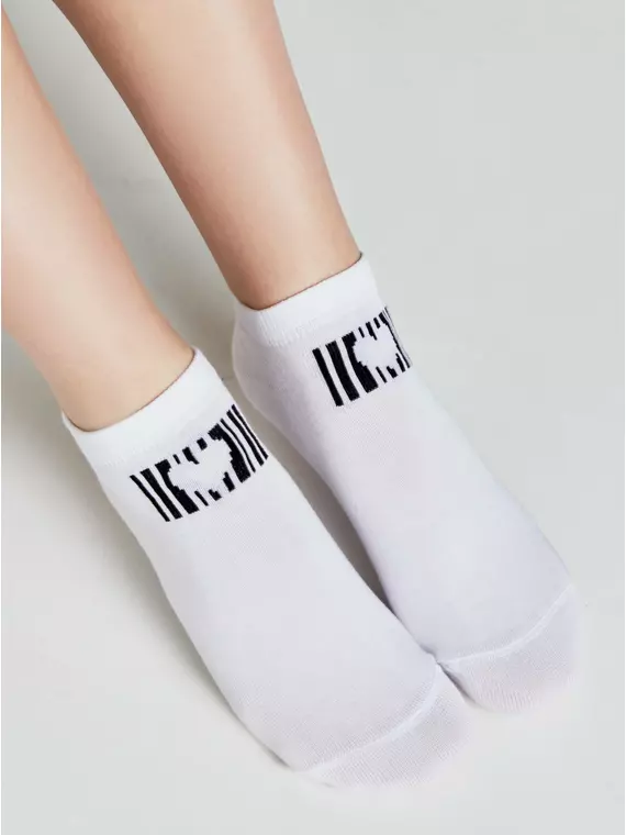 Короткие женские носки active esli 584 белый, 22С-42СПЕ, 38-39 (25), ESLI,  - 1