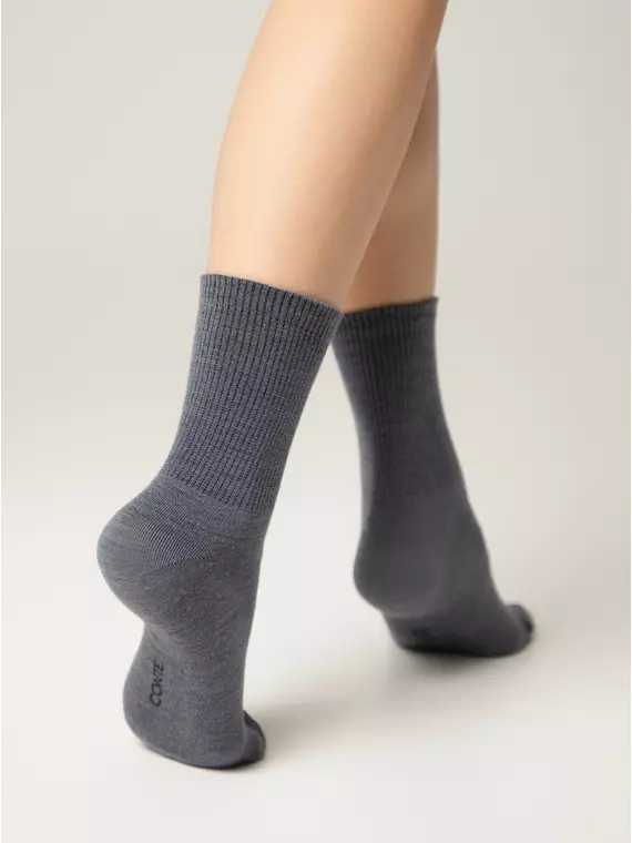 Носки женские (шерсть) comfort 583 графит, 23С-140СП, 36-38 (23-25), CONTE ELEGANT,  - 2