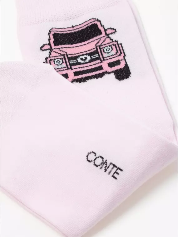 Носки женские happy 604 светло-розовый, 17С-21СП, 36-39 (23-25), CONTE ELEGANT,  - 5