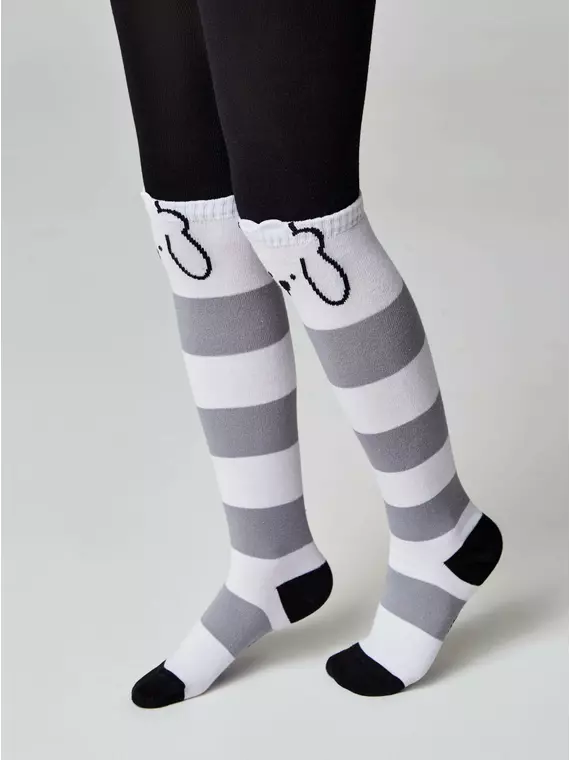 Колготки детские tip-top (мордашки) 686 черный-белый, 17С-60СП, 80-86 (14), CONTE-KIDS,  - 1