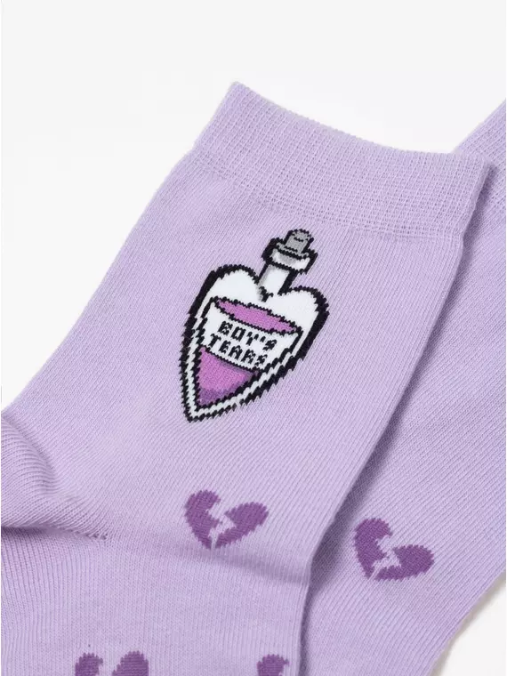 Носки женские happy 606 сиреневый, 17С-21СП, 36-39 (23-25), CONTE ELEGANT,  - 7