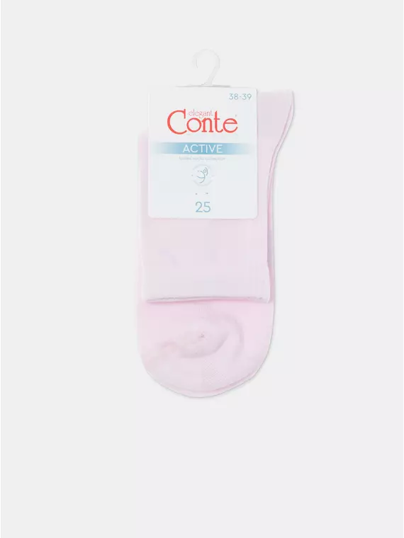 Носки женские хлопковые active 599 светло-розовый, 24С-11СП, 39-41 (25-27), CONTE ELEGANT,  - 9