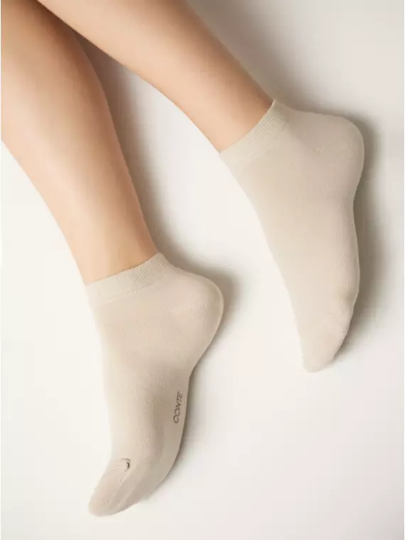 Короткие спортивные женские носки 3dsocks 000 бежевый, 24С-3СП, 39-41 (25-27), CONTE ELEGANT,  - 3