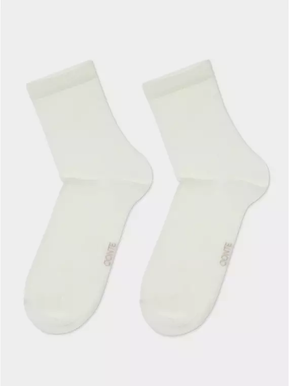 Теплые шерстяные женские носки conte comfort 583 молочный, 23С-140СП, 36-38 (23-25), CONTE ELEGANT,  - 4