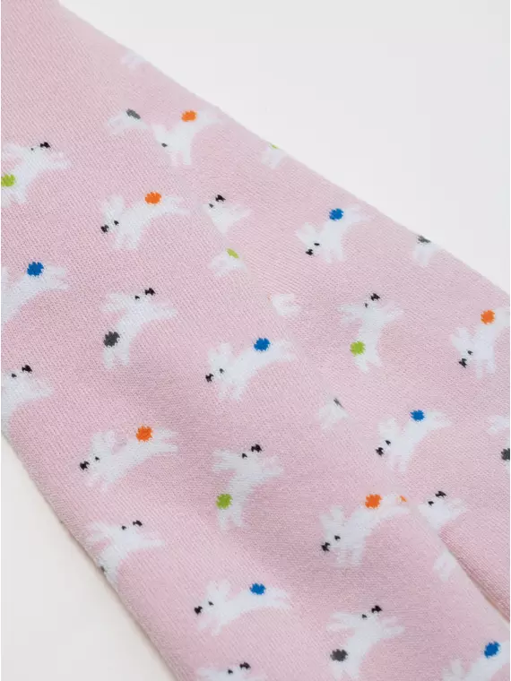 Теплые махровые детские колготки sof-tiki (махровые внутри) 643 светло-розовый, 7С-38СП, 80-86 (14), CONTE-KIDS,  - 5