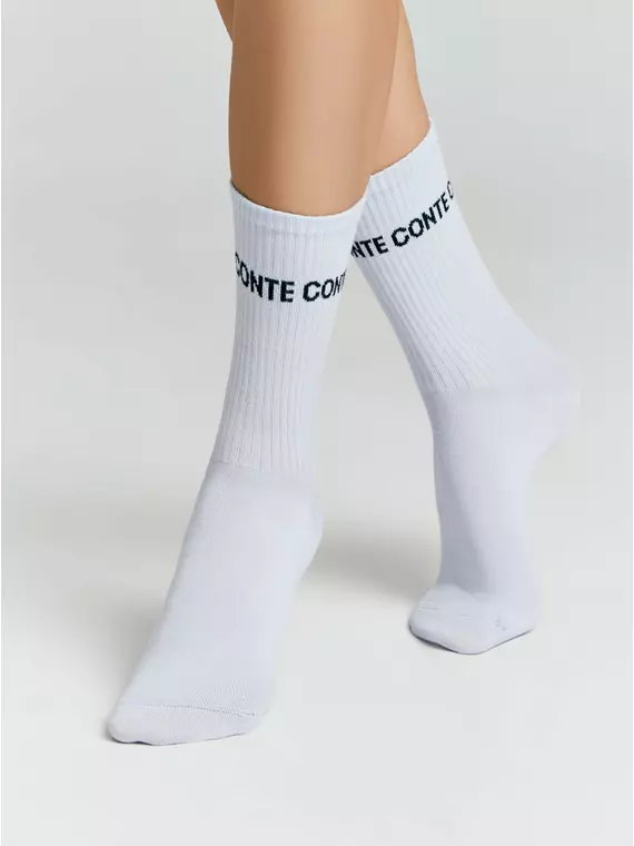 ​удлиненные женские носки active 619 бледно-фиолетовый, 20С-20СП, 36-38 (23-25), CONTE ELEGANT,  - 3