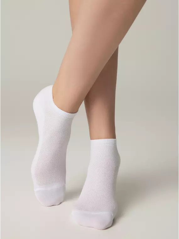 Короткие спортивные носки active 484 белый, 19С-183СП, 36-38 (23-25), CONTE ELEGANT,  - 2