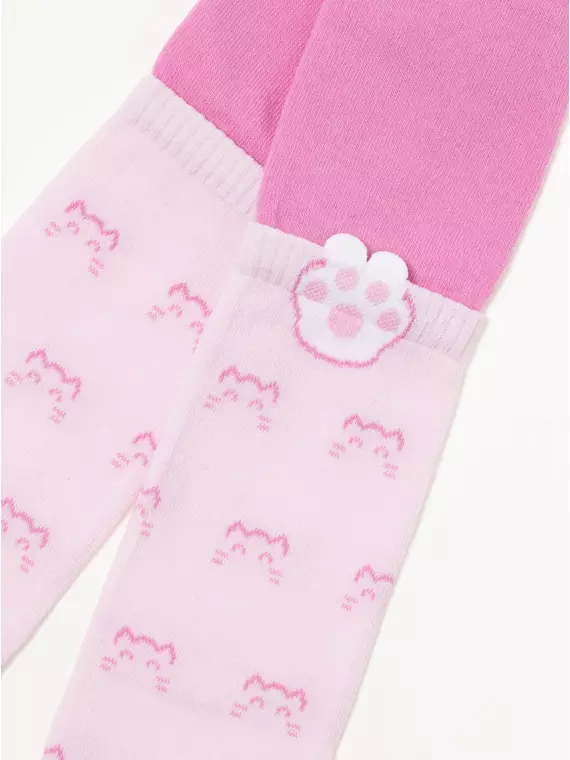 Колготки детские tip-top (мордашки) 691 розовый, 17С-60СП, 80-86 (14), CONTE-KIDS,  - 8