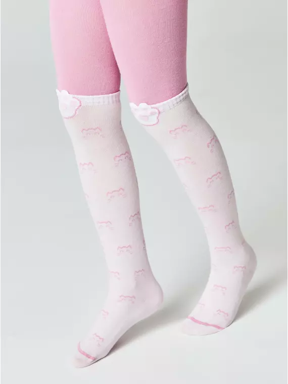 Колготки детские tip-top (мордашки) 691 розовый, 17С-60СП, 80-86 (14), CONTE-KIDS,  - 2