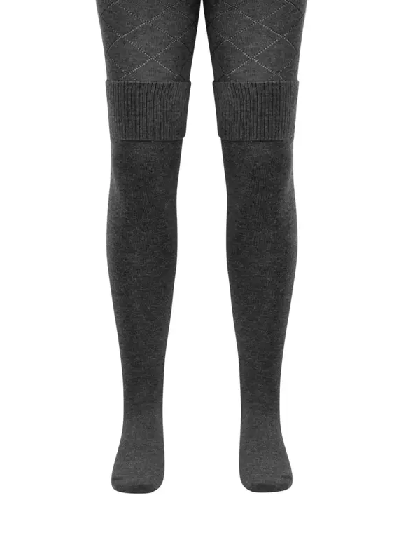 Колготки подростковые conte-kids tip-top 682 темно-серый, 23С-153СП, 140-146 (22), CONTE-KIDS,  - 3