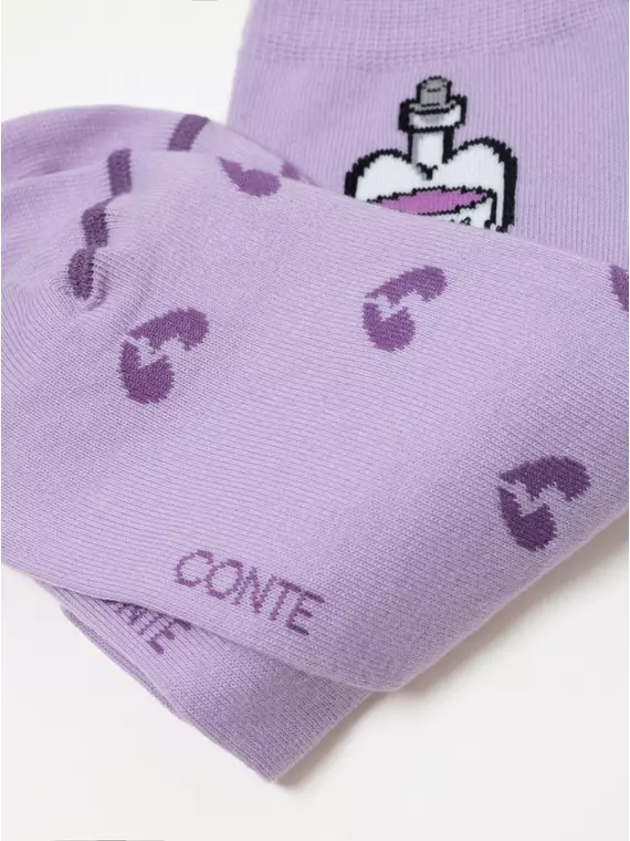 Носки женские happy 606 сиреневый, 17С-21СП, 36-39 (23-25), CONTE ELEGANT,  - 8