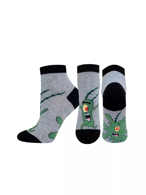 Носки женские spongebob 1146 (укороченные) 449 серый меланж, 21С1146, 36-37 (23), БРЕСТСКИЕ,  - 6