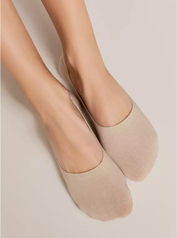 Подследники женские хлопковые classic 000 бежевый, 16С-12СП, 39-41 (25-27), CONTE ELEGANT,  - 1