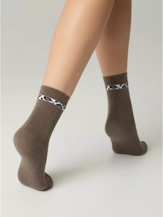 Носки женские esli basic 597 хаки, 21С-78СПЕ, 36-39 (23-25), ESLI,  - 4