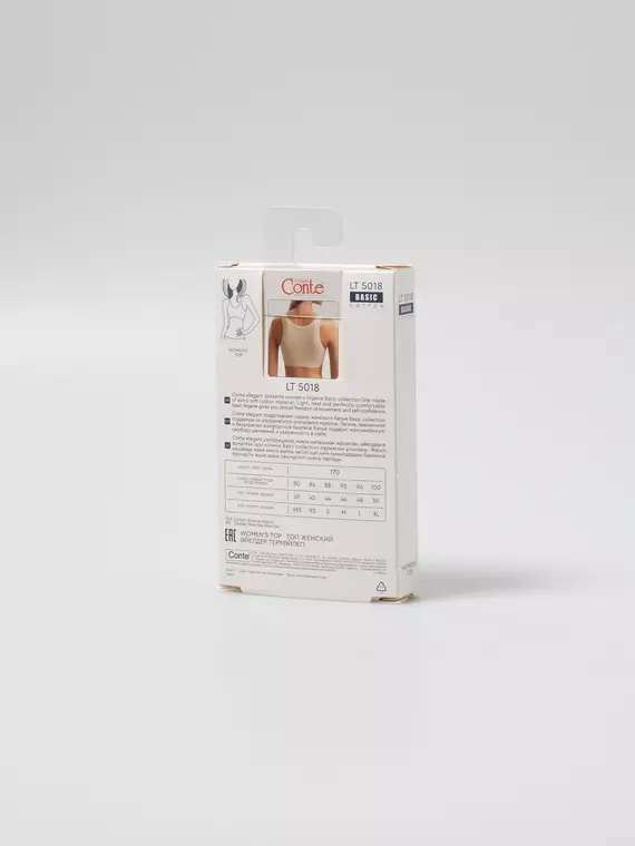 Топ женский basic collection lt 5018 white, 23С-2967ТСП, 170-92/M, CONTE ELEGANT,  - 6