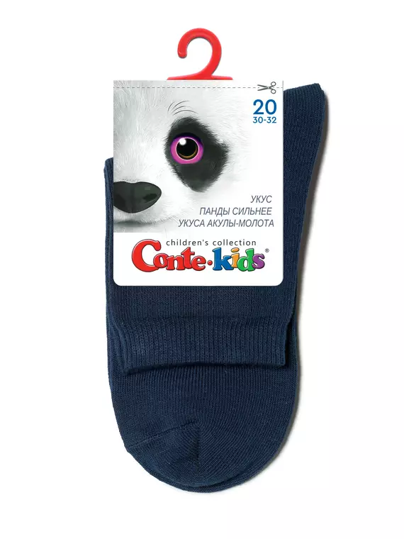 Носки детские однотонные 3dsocks 000 темно-синий, 24С-70СП, 22, CONTE-KIDS,  - 6