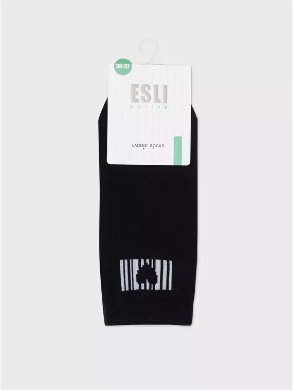 Короткие женские носки active esli 584 черный, 22С-42СПЕ, 38-39 (25), ESLI,  - 5