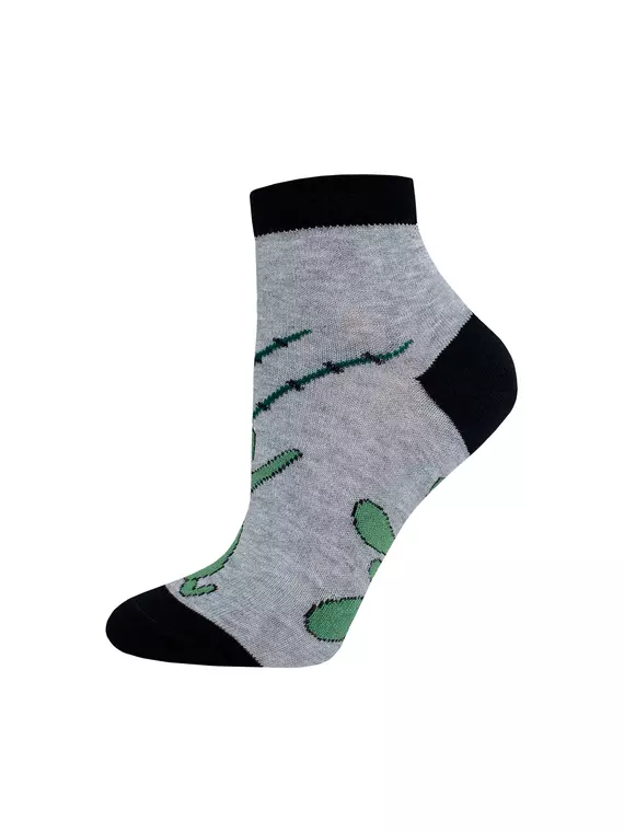 Носки женские spongebob 1146 (укороченные) 449 серый меланж, 21С1146, 36-37 (23), БРЕСТСКИЕ,  - 2