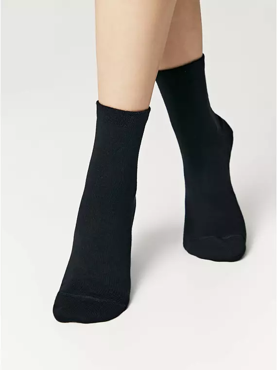 Носки женские хлопковые active 599 черный, 24С-11СП, 39-41 (25-27), CONTE ELEGANT,  - 3