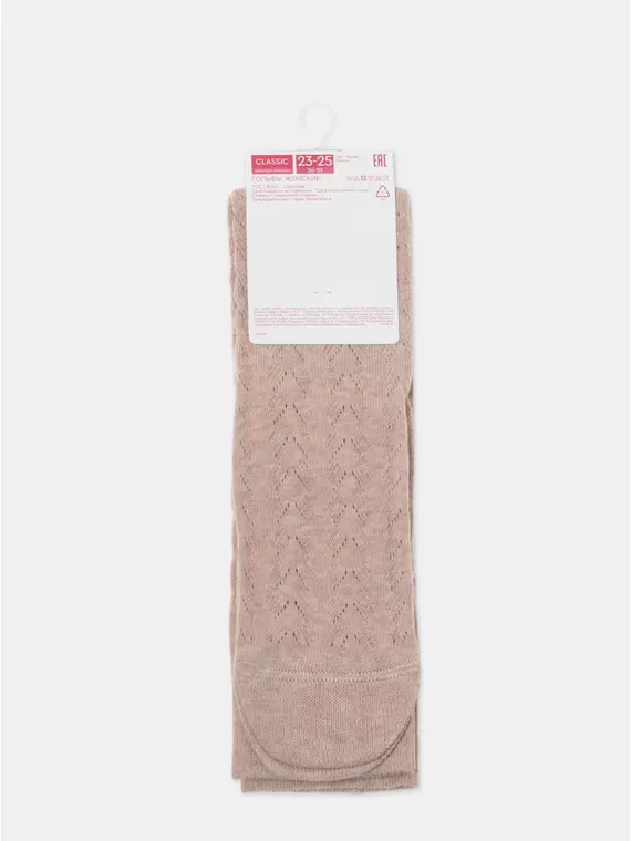 Гольфы женские хлопковые classic 010 бежевый, 23С-152СП, 36-39 (23-25), CONTE ELEGANT,  - 8