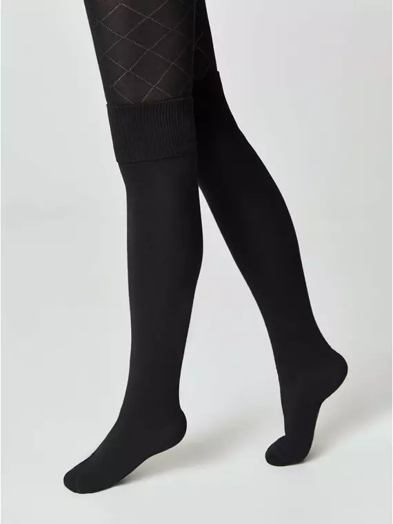 Колготки подростковые для школы tip-top 682 черный, 23С-153СП, 140-146 (22), CONTE-KIDS,  - 2