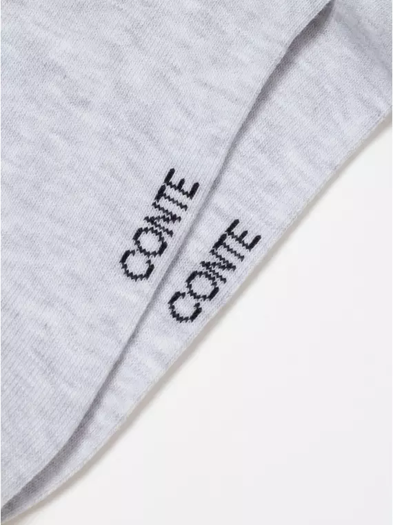 Женские хлопковые носки happy с рисунками 607 светло-серый, 18С-227СП, 36-39 (23-25), CONTE ELEGANT,  - 8