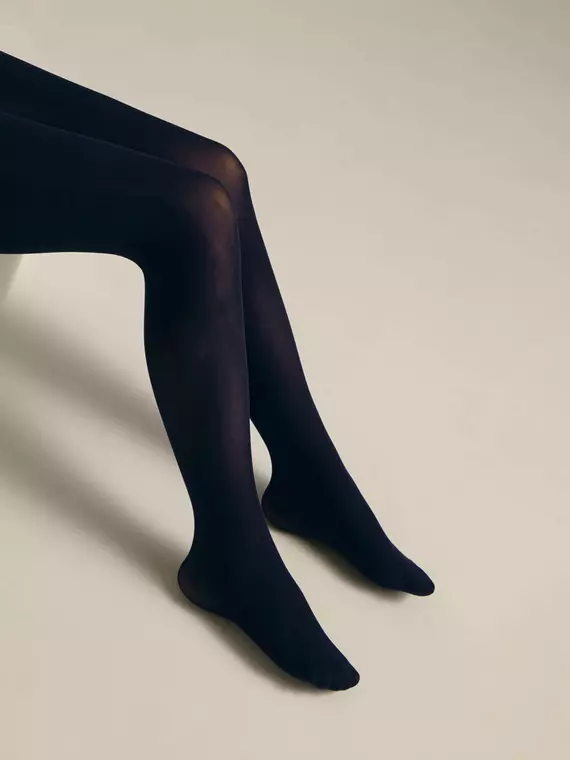 Колготки детские нарядные conte velour 60 marino, 21С-113СП, 116-122, CONTE ELEGANT,  - 3