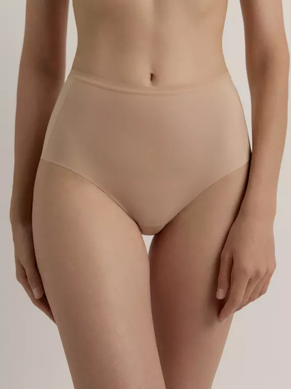 Бесшовные трусы "слипы" с высокой линией талии assorti rp2182 нюд, 23С-0052КСП, 110/XXL, CONTE ELEGANT,  - 2