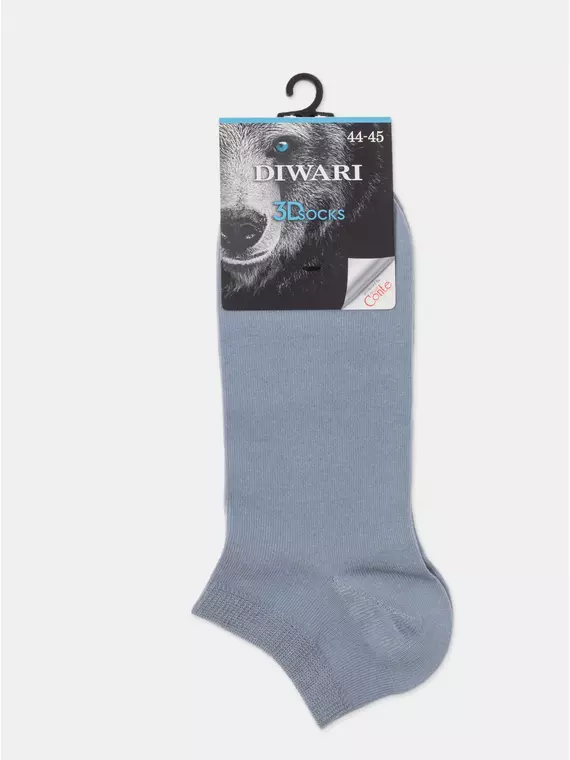 Короткие мужские носки diwari 3dsocks 000 светлый джинс, 23С-122СП, 42-43 (27), DIWARI,  - 7