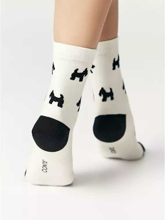 Носки женские conte classic 587 молочный, 7С-22СП, 36-38 (23-25), CONTE ELEGANT,  - 3