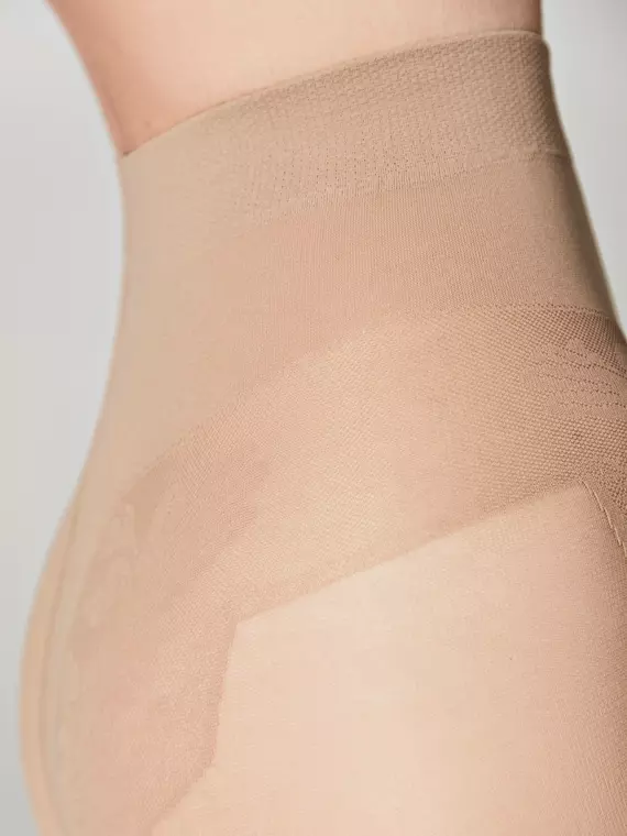 Женские колготки с ажурными трусиками brasil 40 naturel, L0170K, 2, LEVANTE,  - 4