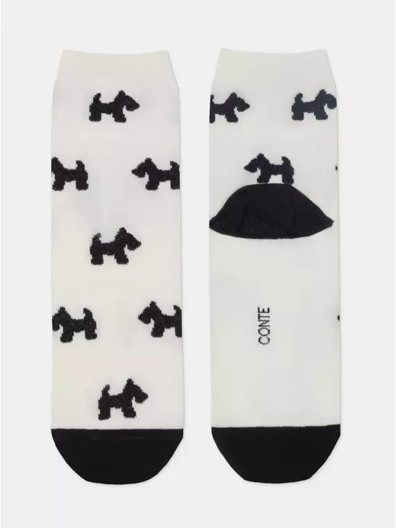 Носки женские conte classic 587 молочный, 7С-22СП, 36-38 (23-25), CONTE ELEGANT,  - 8